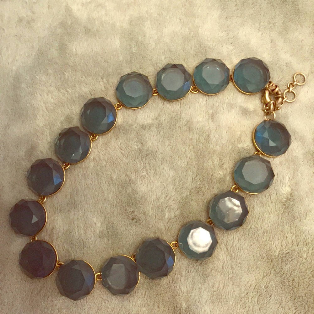 J. Crew necklace beautiful green candy like